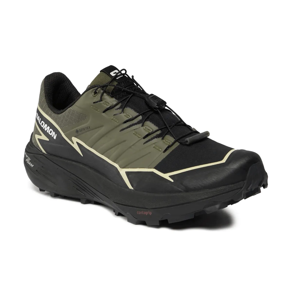 Salomon Men's Thundercross Gore-Tex Olive Night/Black/Alfalfa