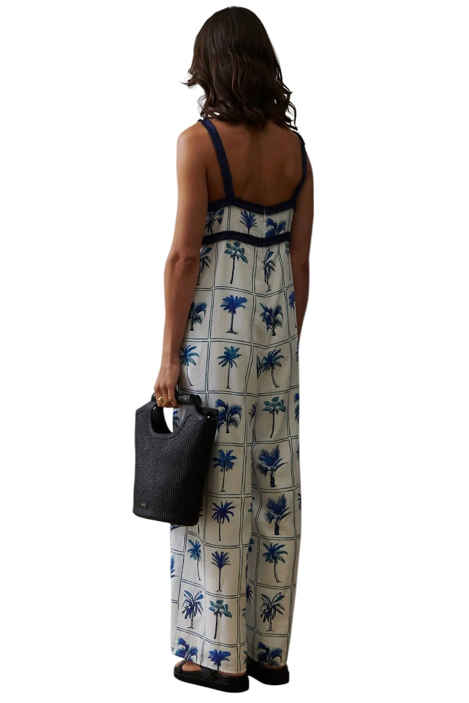 Salta Jumpsuit In Palm Print