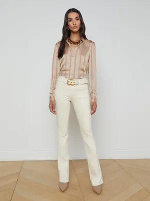 Selma Coated Bootcut Jean