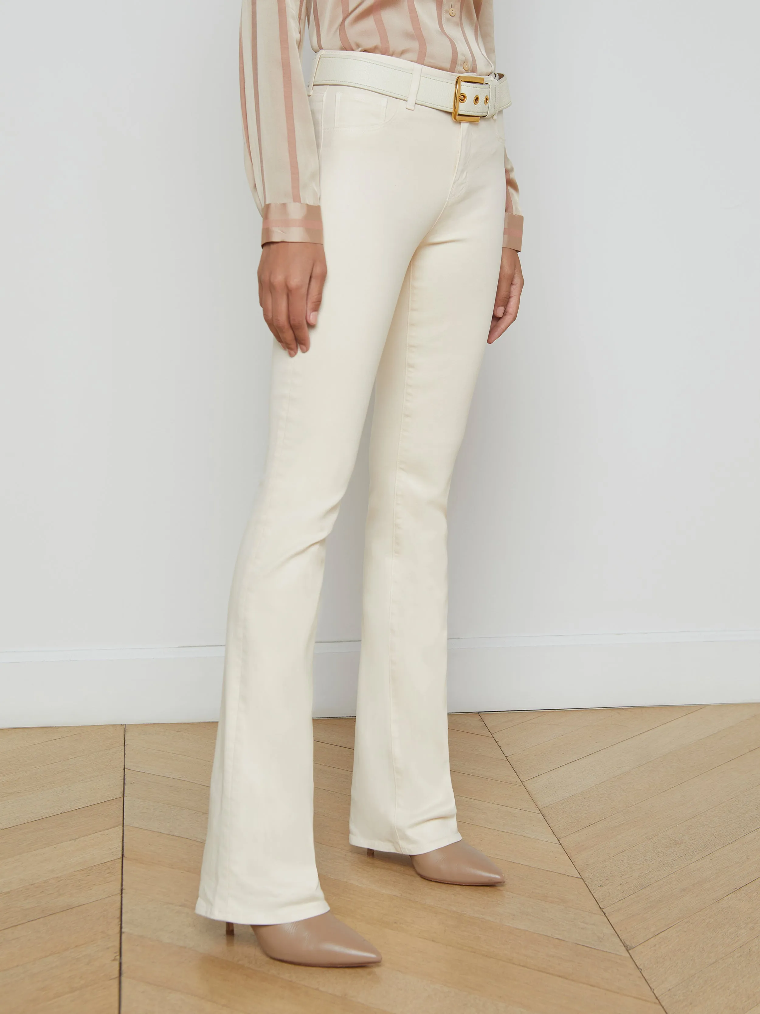 Selma Coated Bootcut Jean