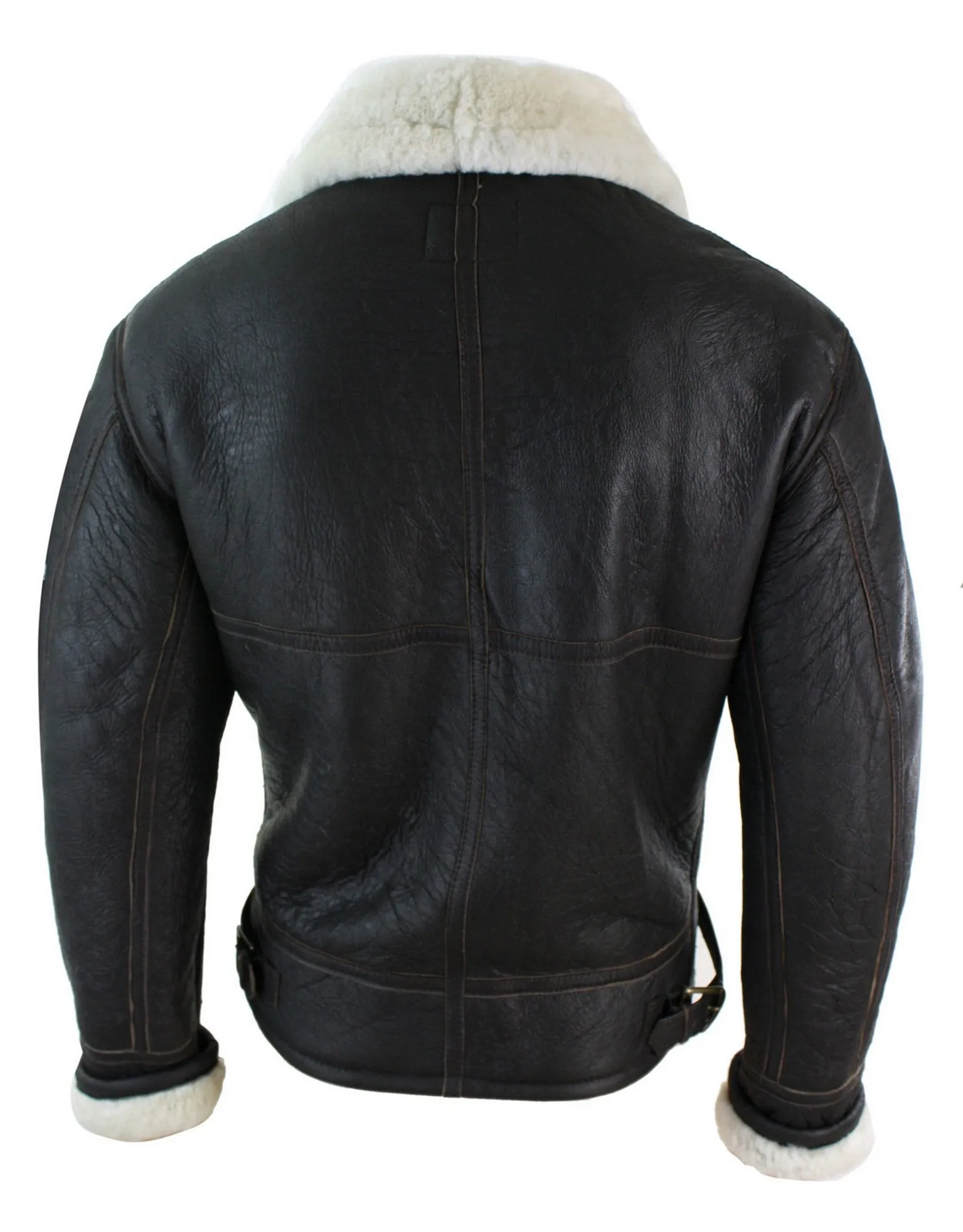 Sherling Sheepskin Cream B3 Pilot Jacket