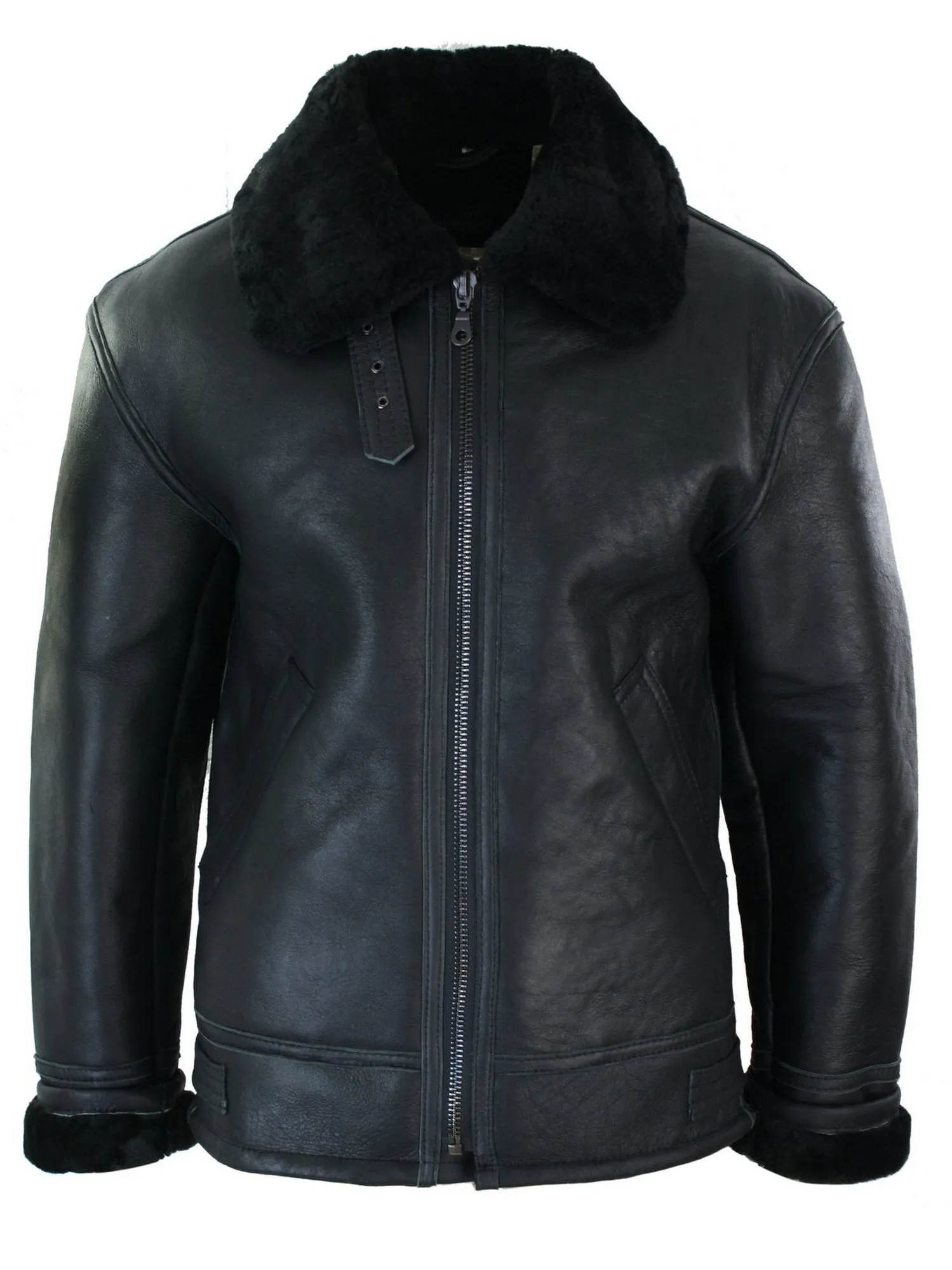 Sherling Sheepskin Cream B3 Pilot Jacket