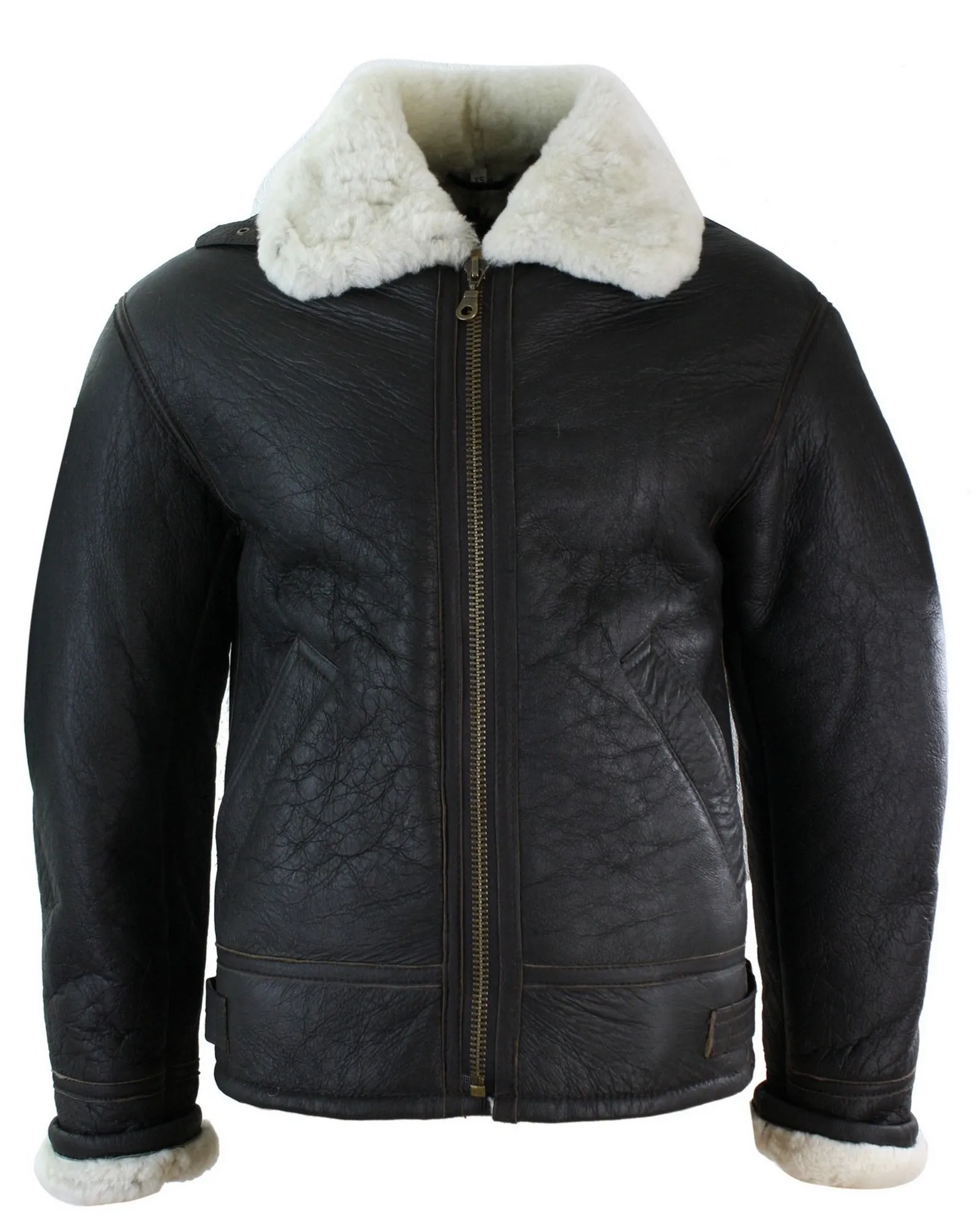 Sherling Sheepskin Cream B3 Pilot Jacket