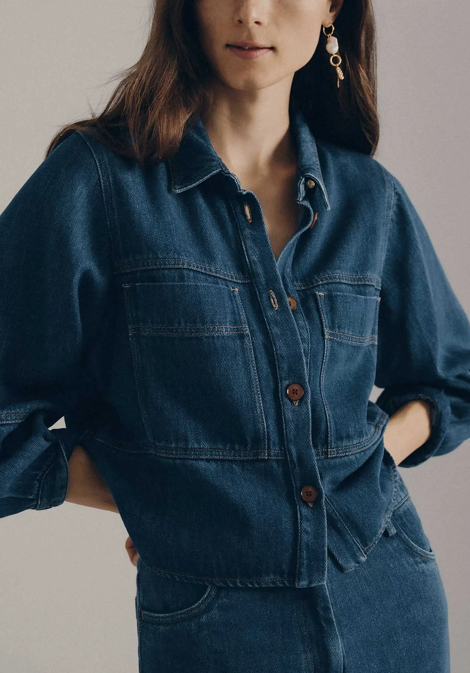 Shirt Leone Denim-Blue
