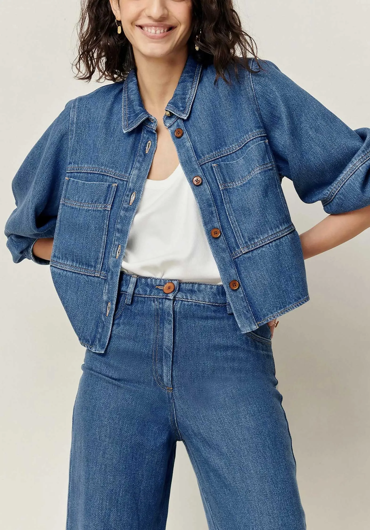 Shirt Leone Denim-Blue