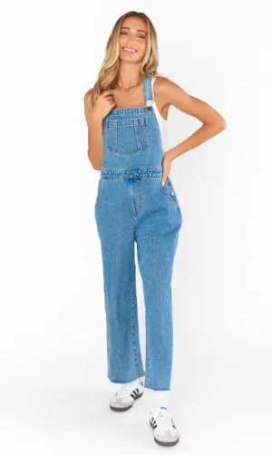 Show Me Your Mumu Marfa Overalls - Vintage Blue - Final Sale 25% off in cart