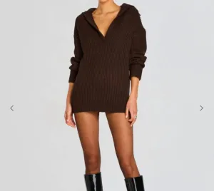 Shy Oversized Sweater In Ash Brown