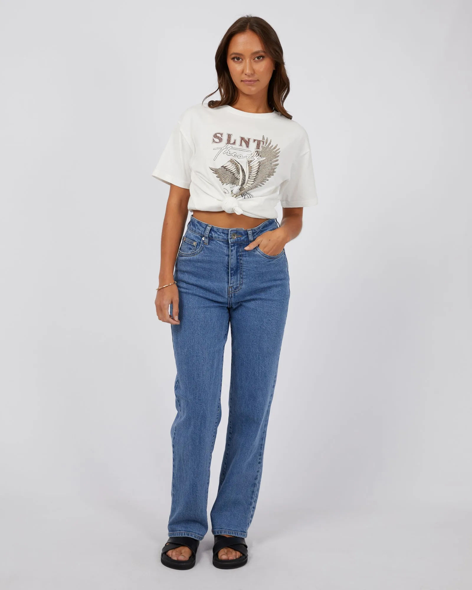 Silent Theory Flying Chance Tee Vintage White