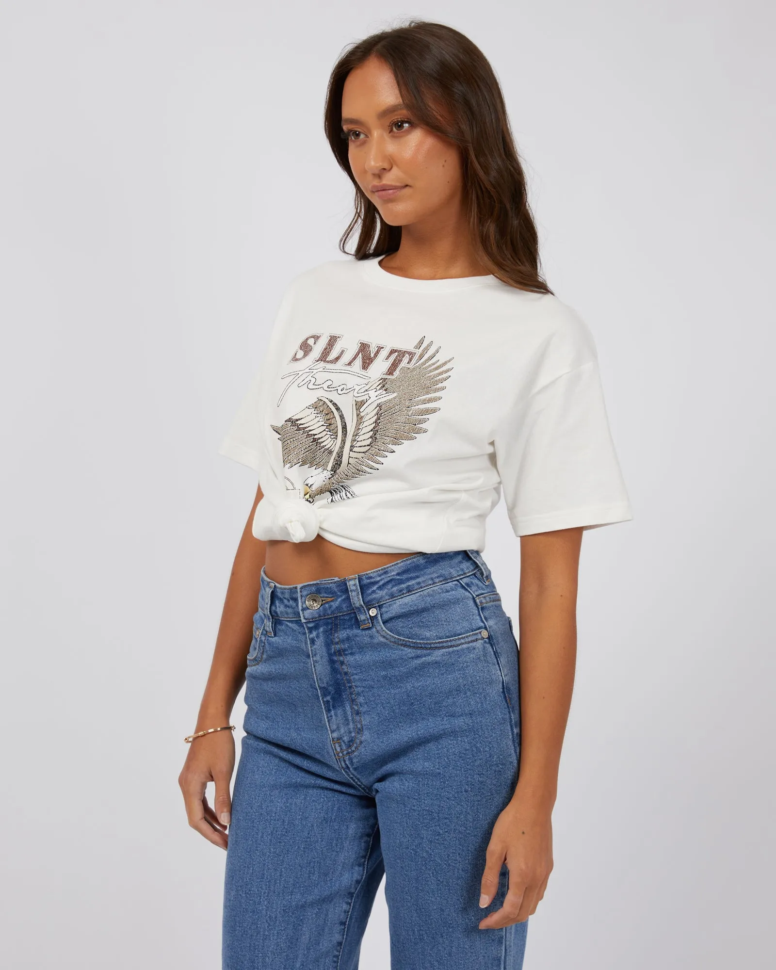 Silent Theory Flying Chance Tee Vintage White