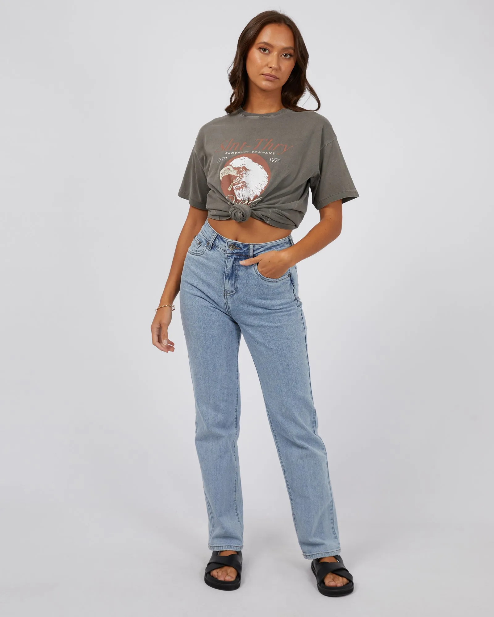 Silent Theory Roadhouse Tee Coal
