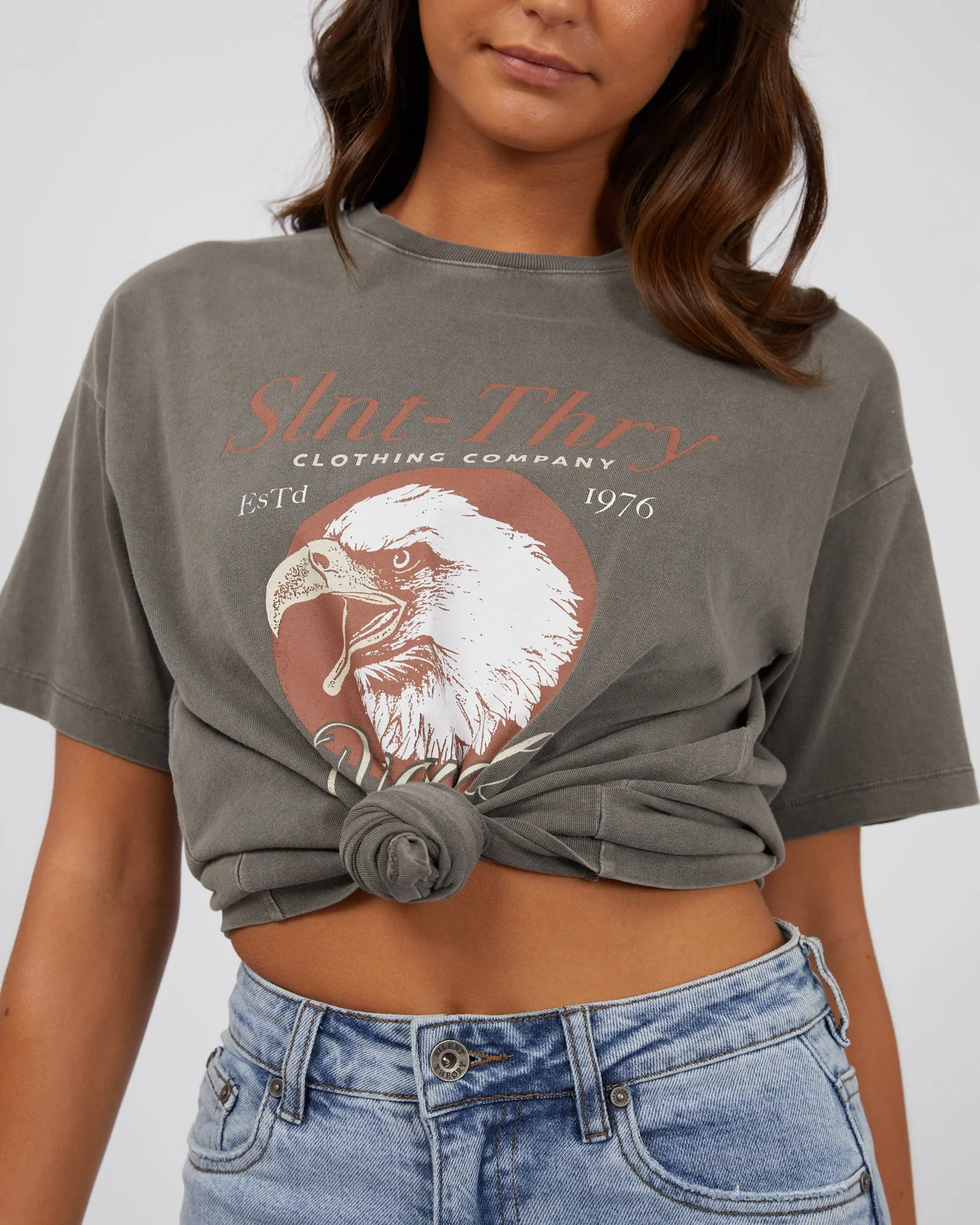 Silent Theory Roadhouse Tee Coal
