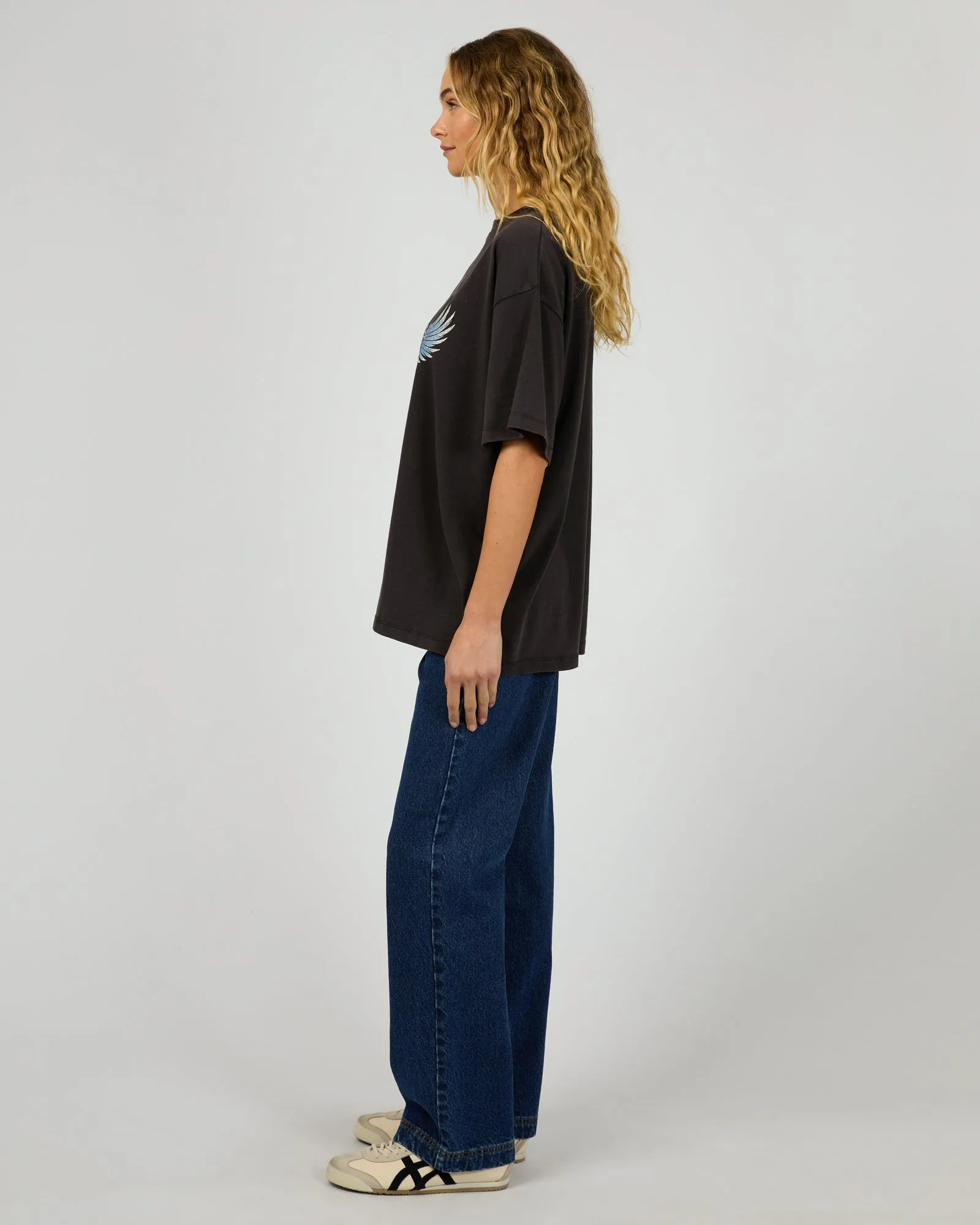 Silent Theory Vintage Tee Washed Black
