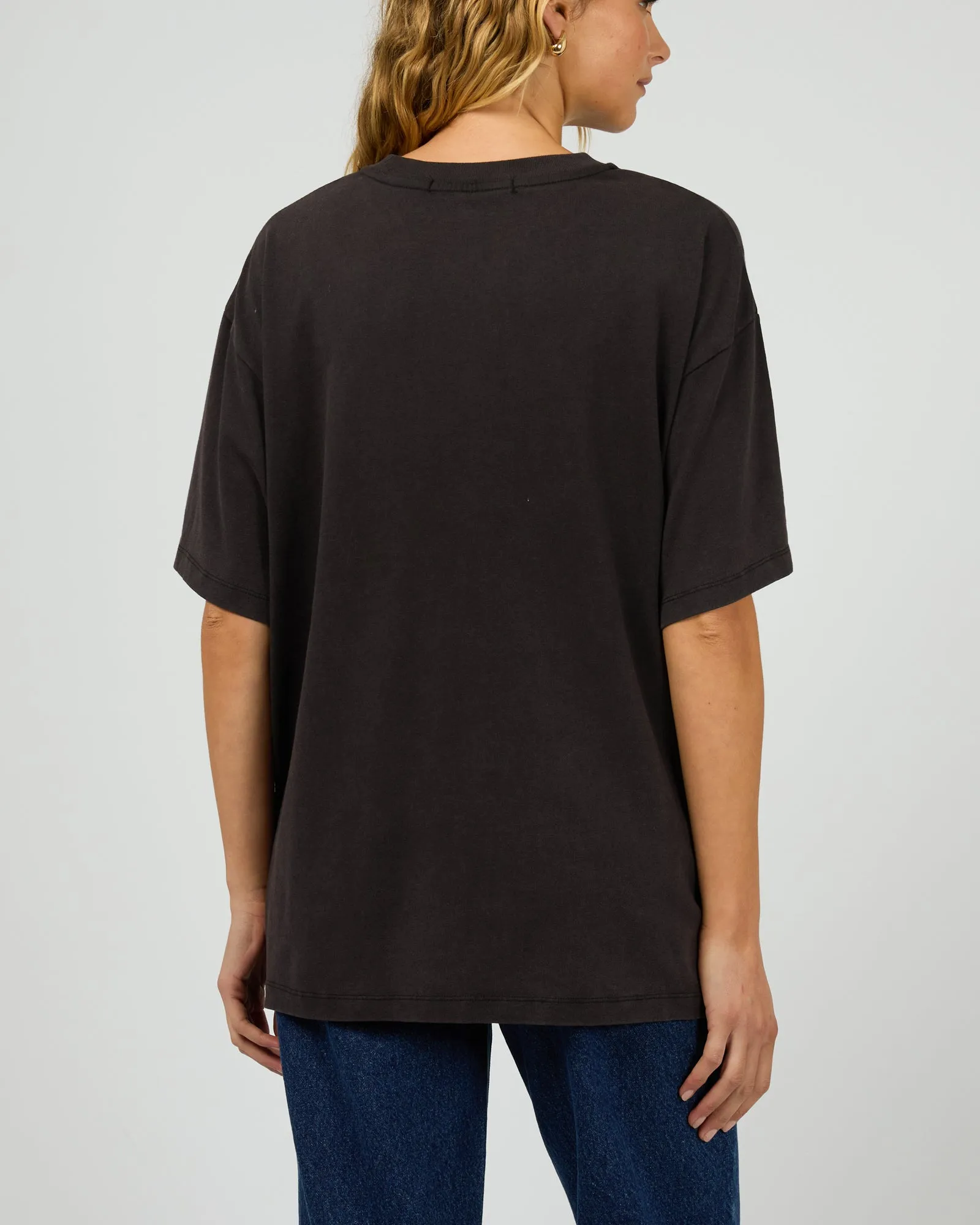 Silent Theory Vintage Tee Washed Black