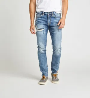 Silver Kenaston Slim Fit Slim Leg