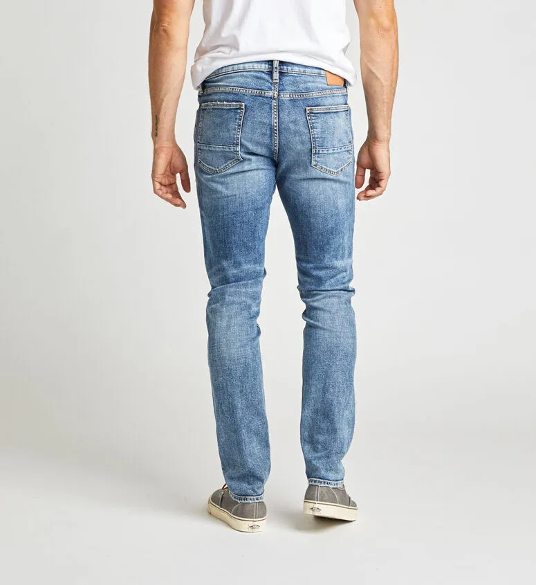 Silver Kenaston Slim Fit Slim Leg