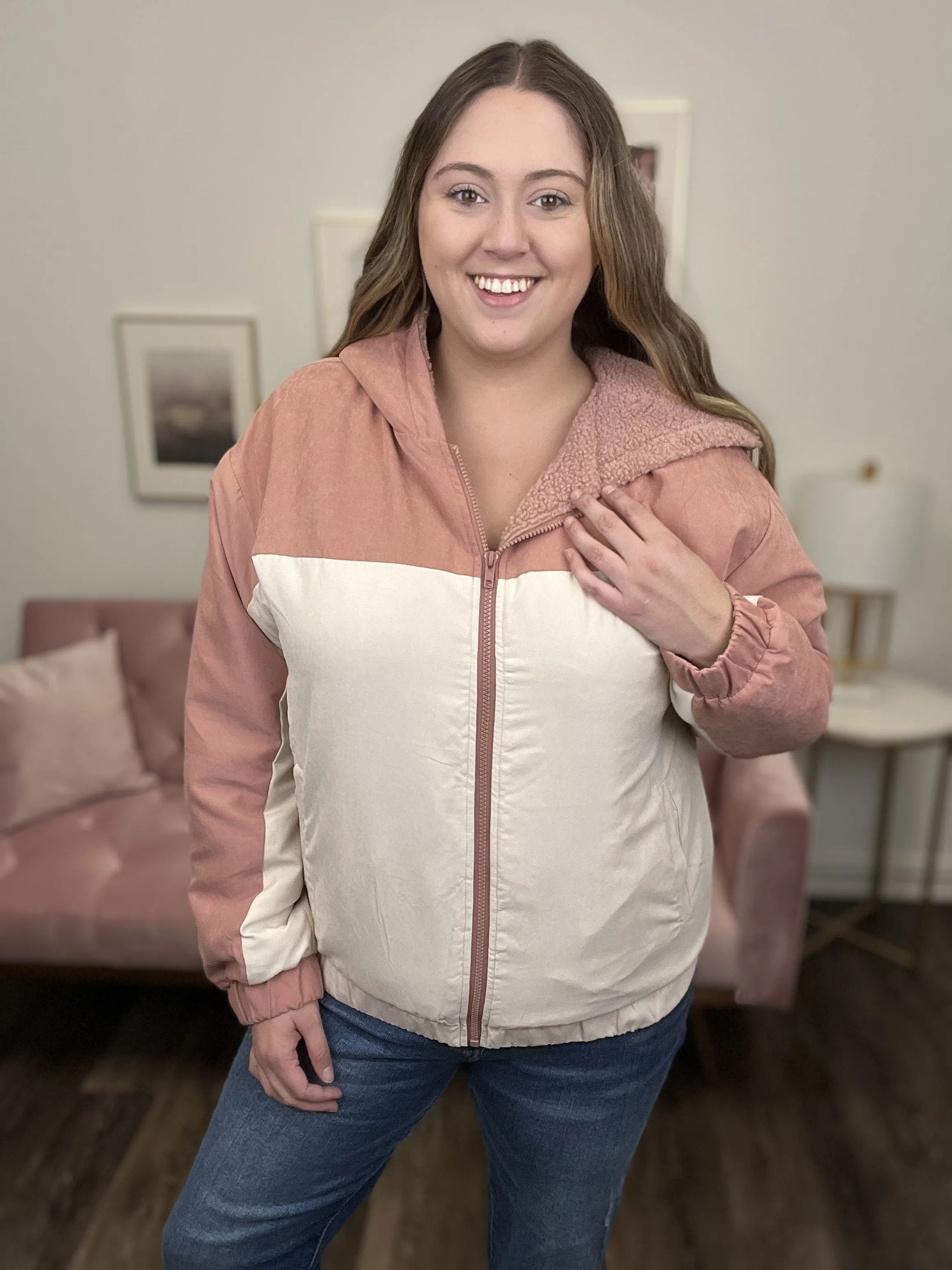 Skate With Me Women's Lightweight Zip Up Hooded Jacket