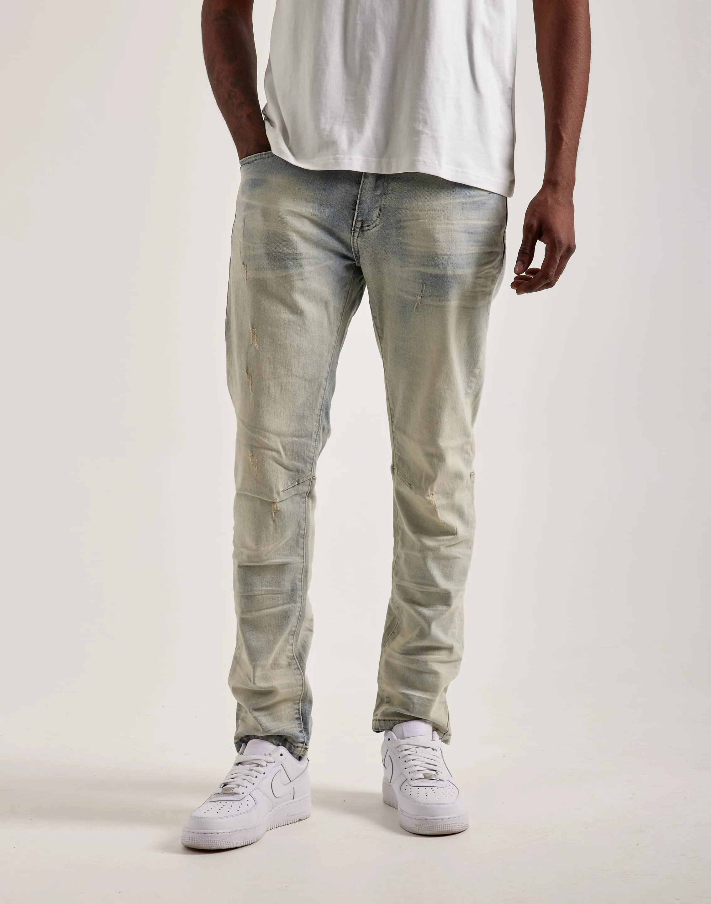Smoke Rise Stone Washed Basic Jeans