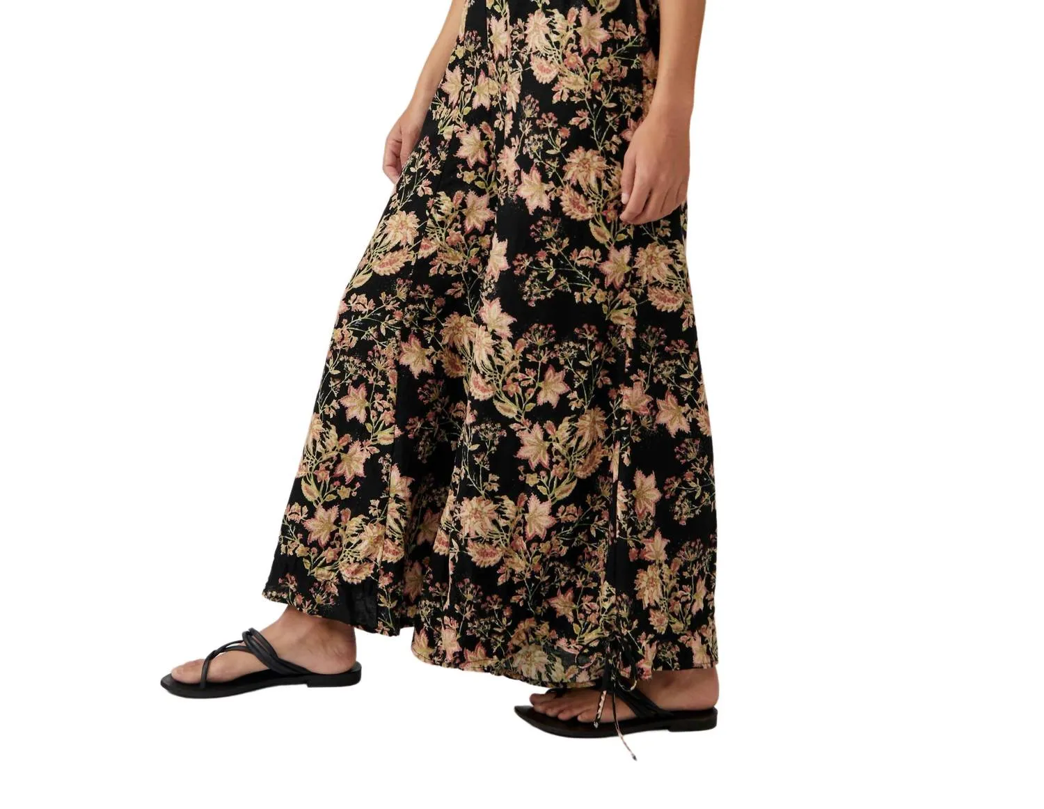 Stand Out Printed One Piece In Black Combo
