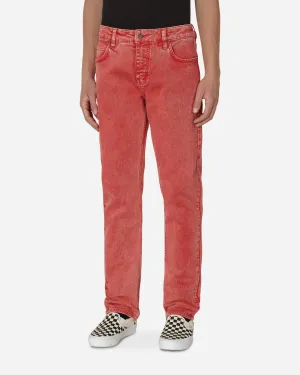 Straight Denim Pants Orange