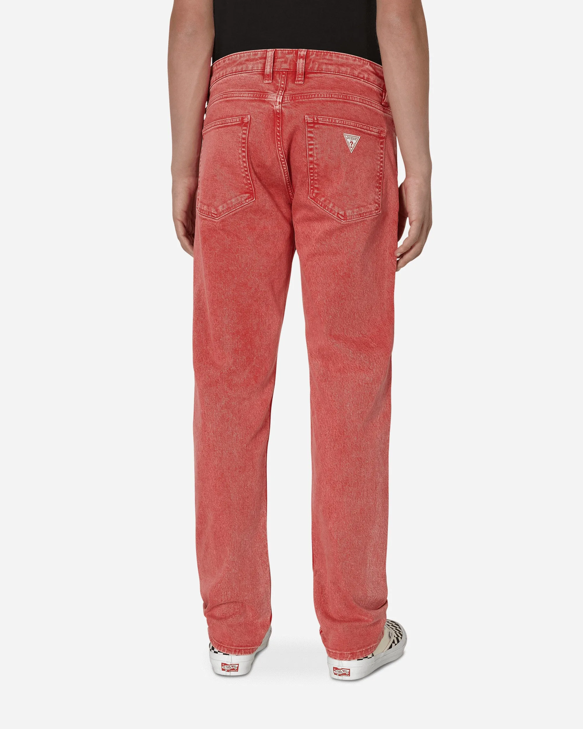 Straight Denim Pants Orange