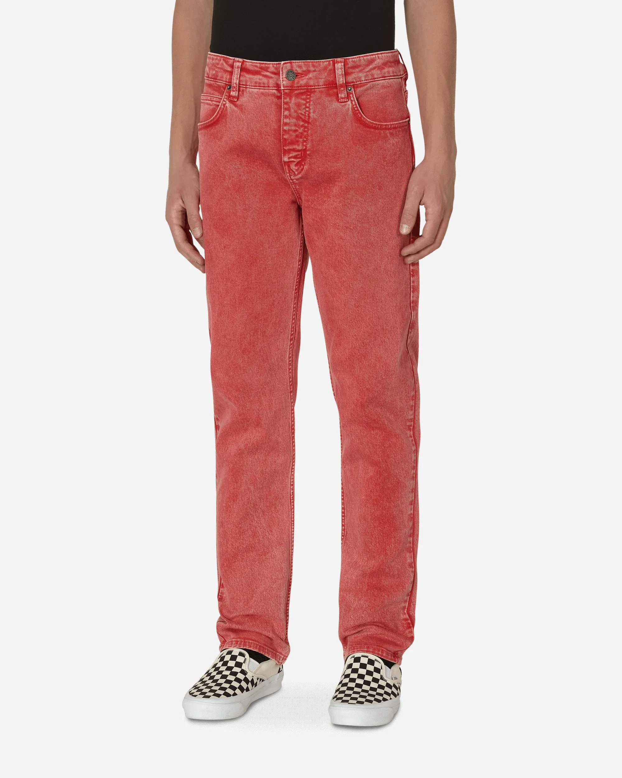 Straight Denim Pants Orange