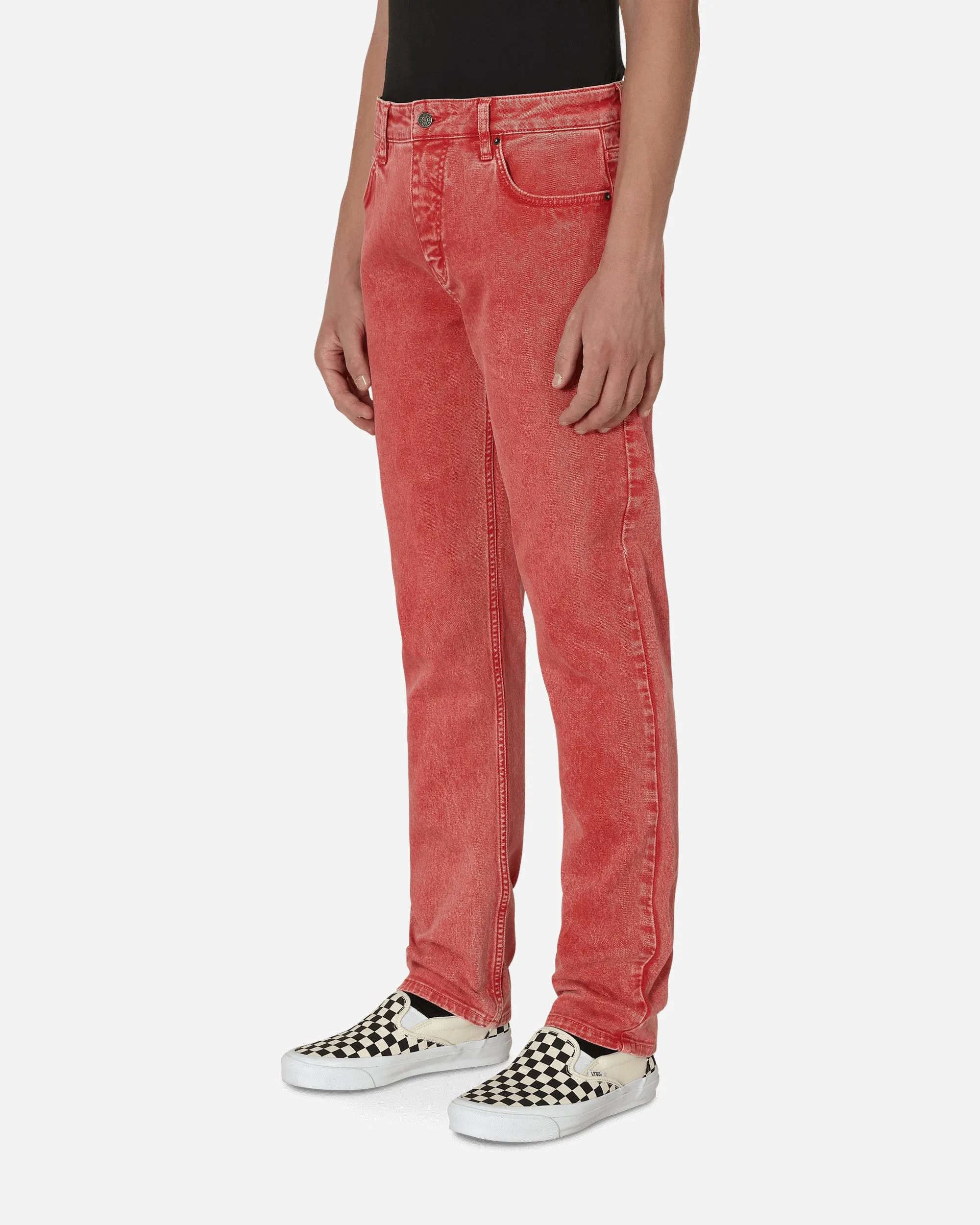 Straight Denim Pants Orange