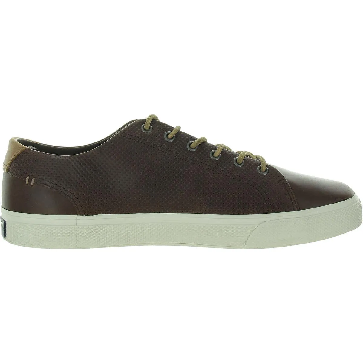 Striper Plush Wave Mens Lace-Up Leather Casual And Fashion Sneakers