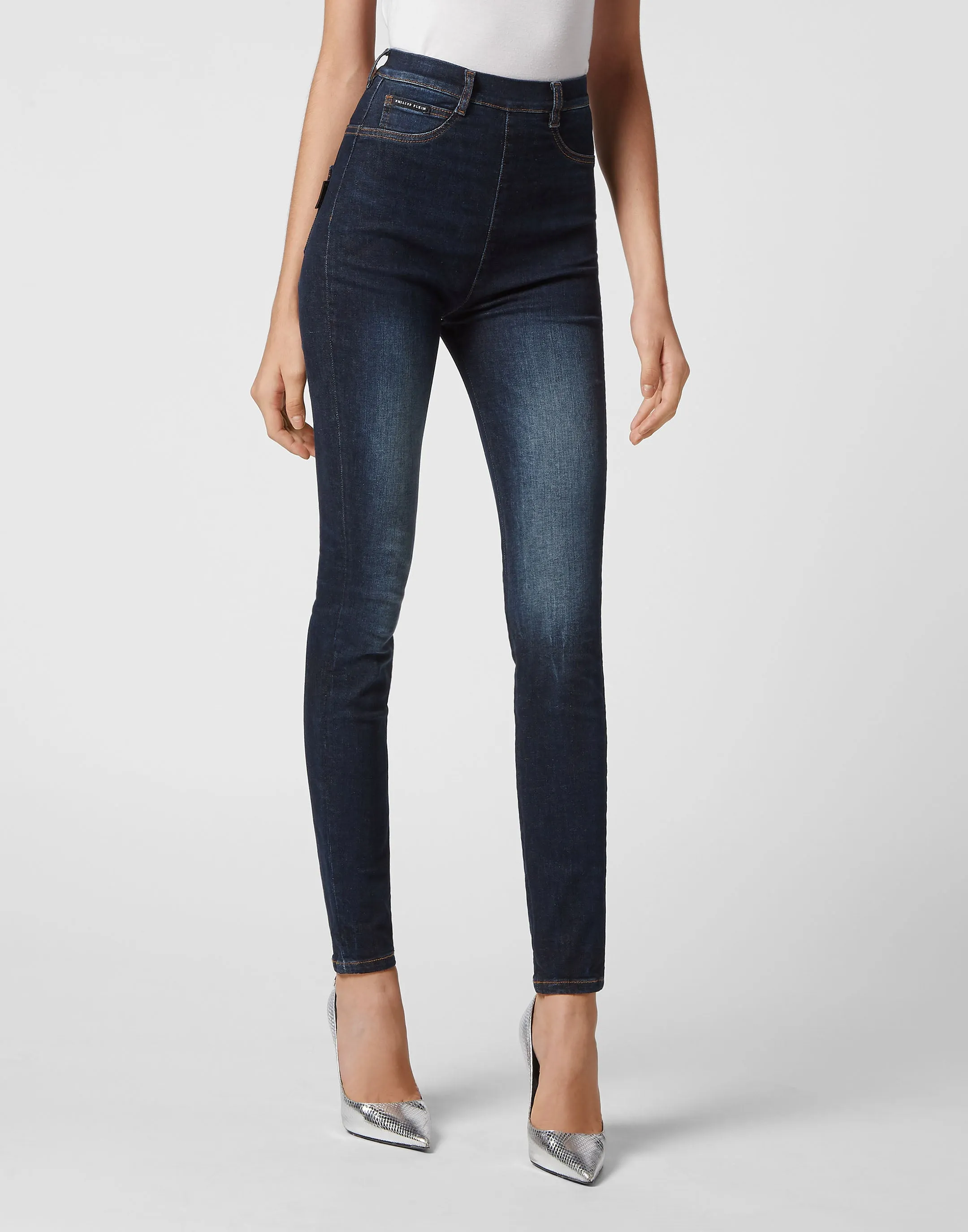 Super High Waist Jegging Zipped