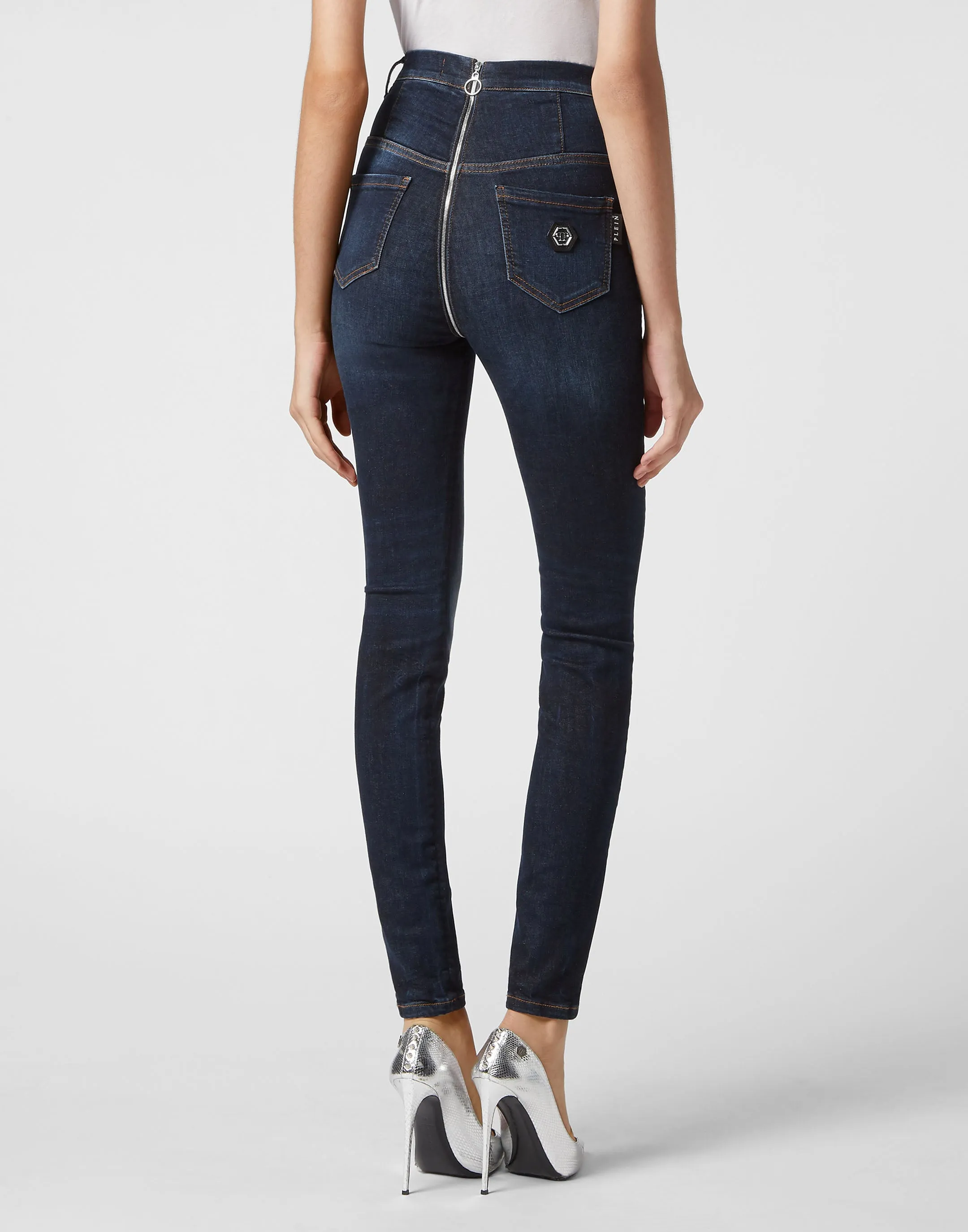 Super High Waist Jegging Zipped
