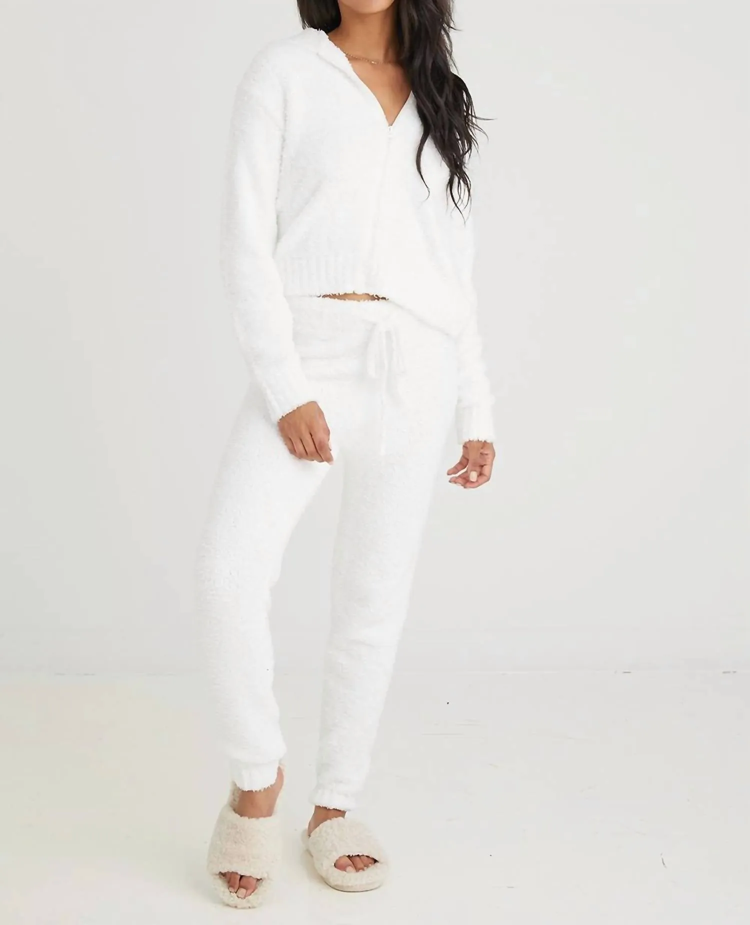 Sweater Jogger In Winter White