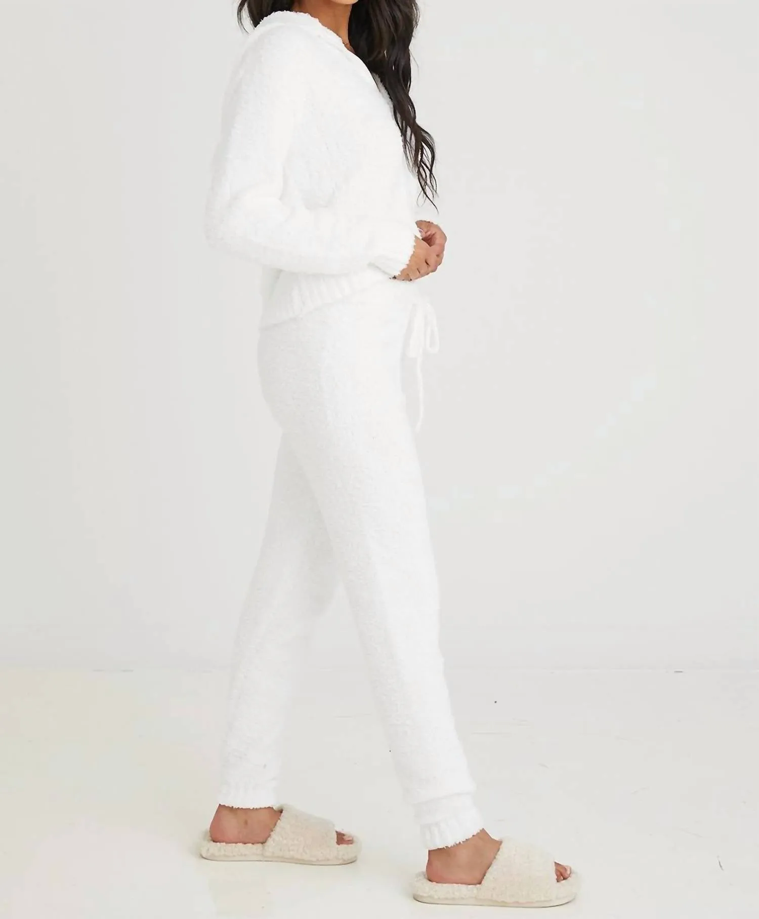 Sweater Jogger In Winter White