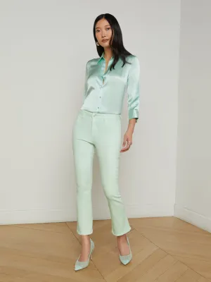Tati Coated Bootcut Jean