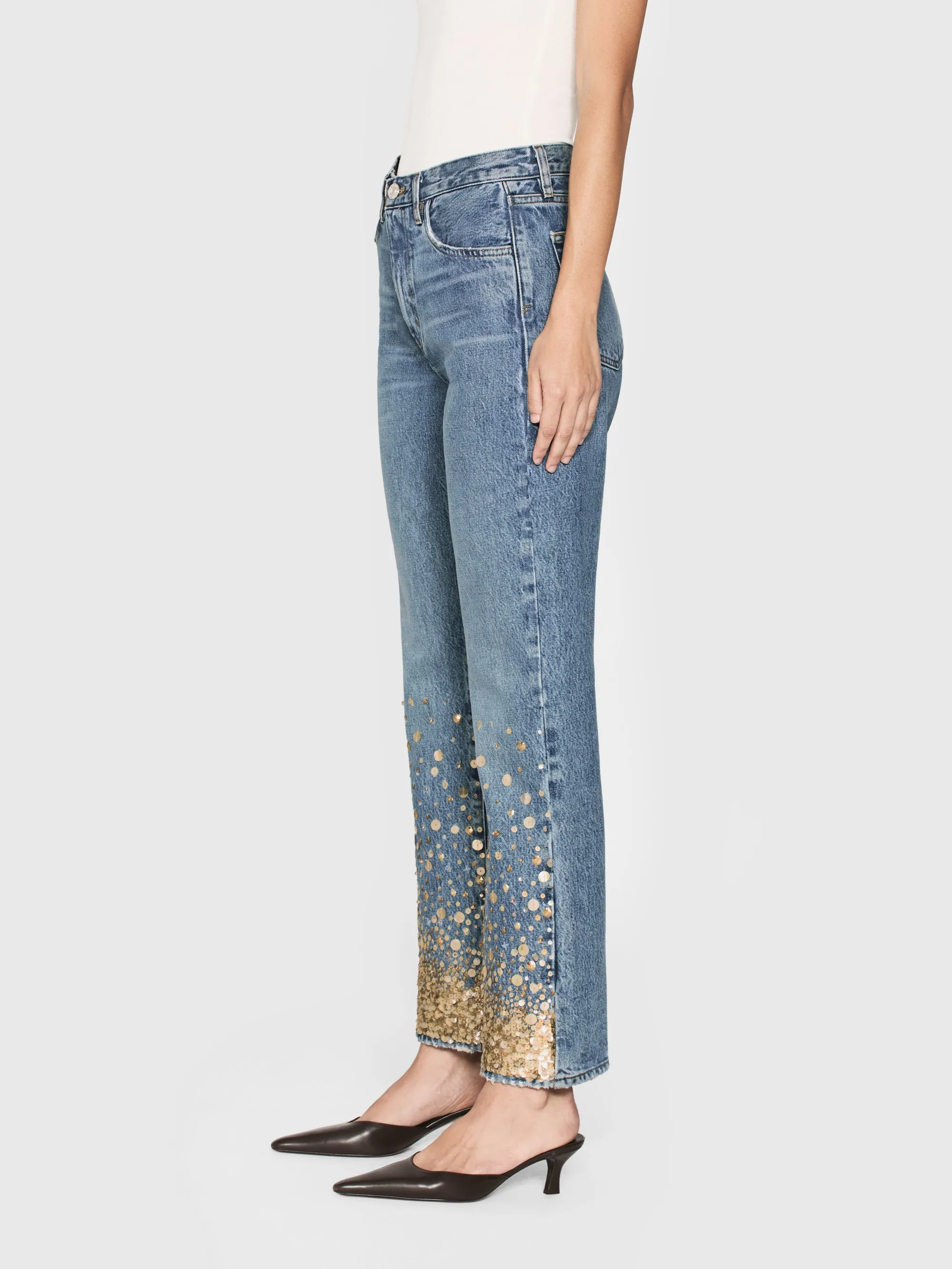 The Atelier Champagne Jean -- Gold Embellished