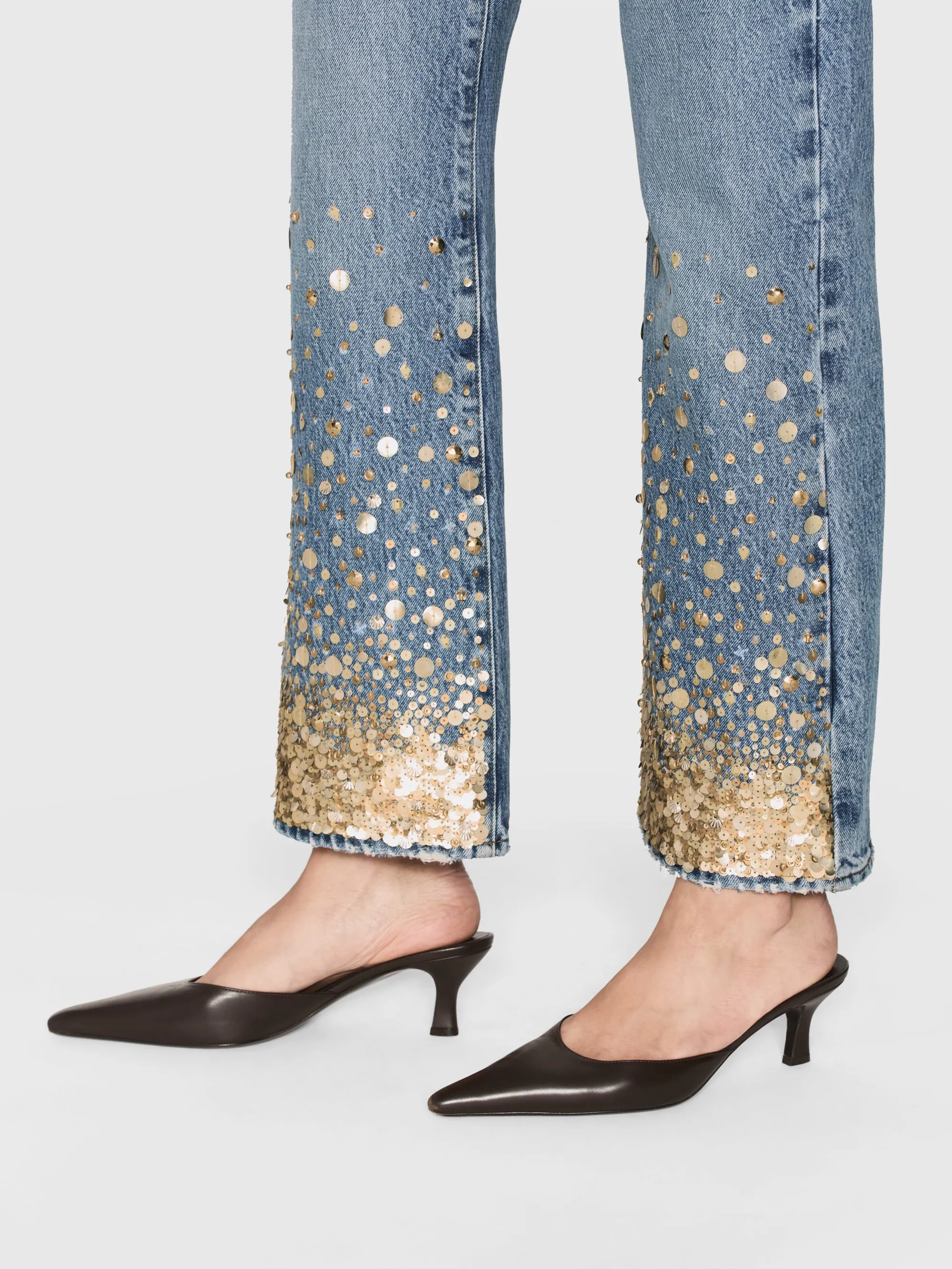 The Atelier Champagne Jean -- Gold Embellished