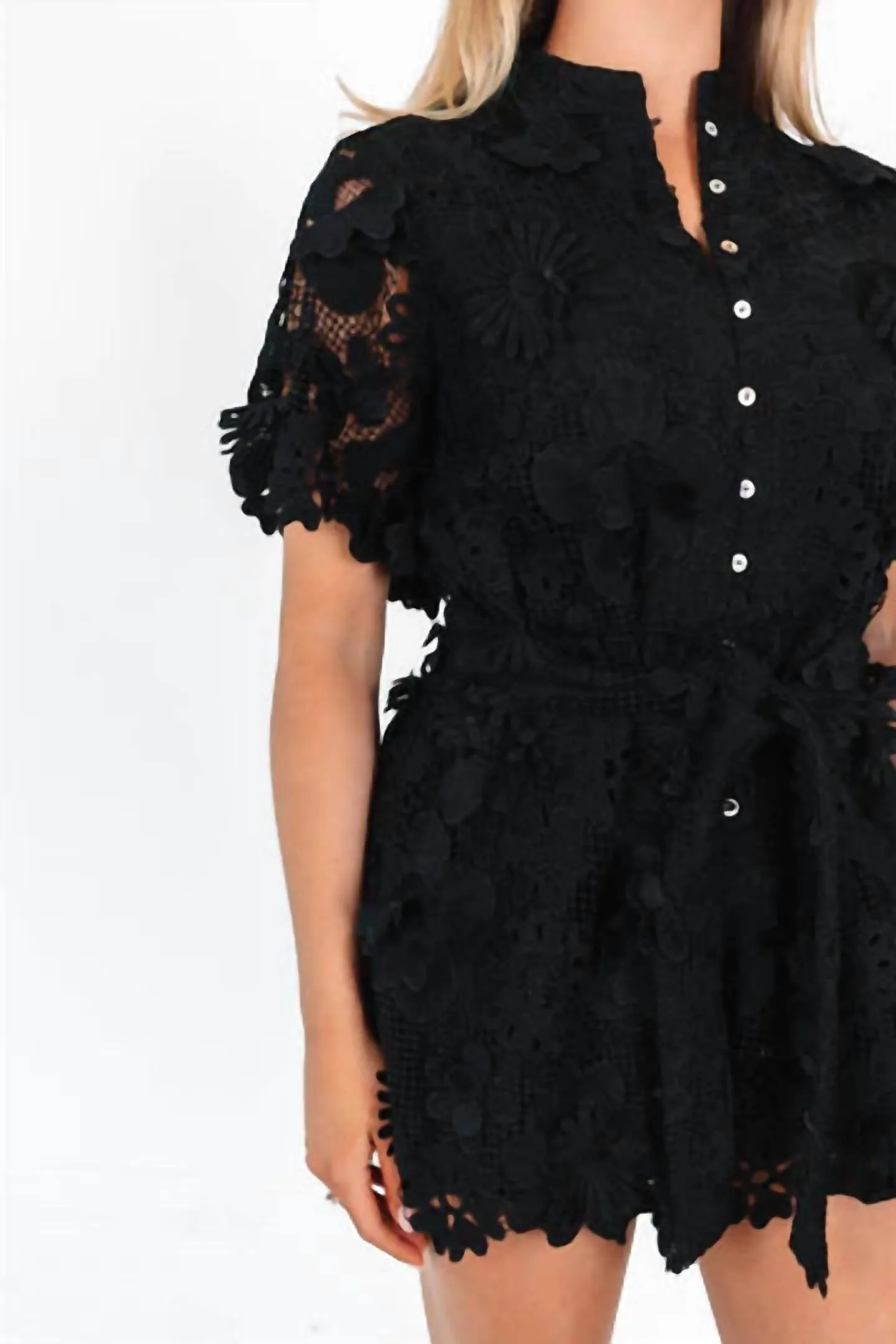 The Cece Romper In Black