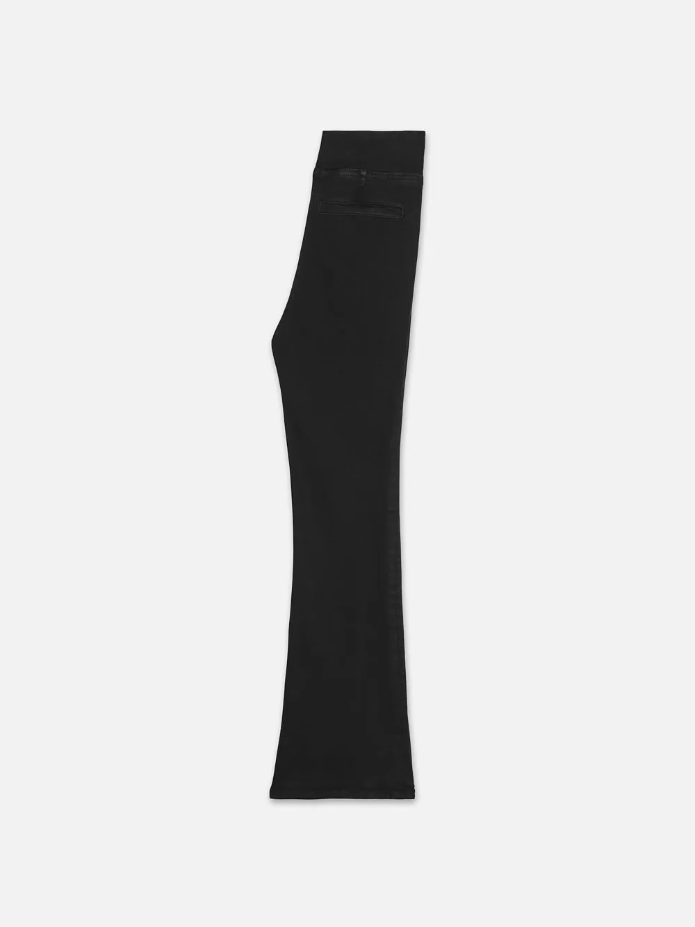 The Jetset Crop Mini Boot Pintuck -- Sheen Noir