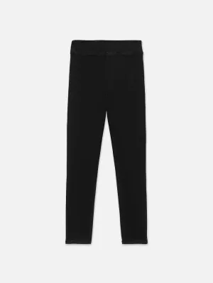 The Jetset Skinny Crop -- Sheen Noir