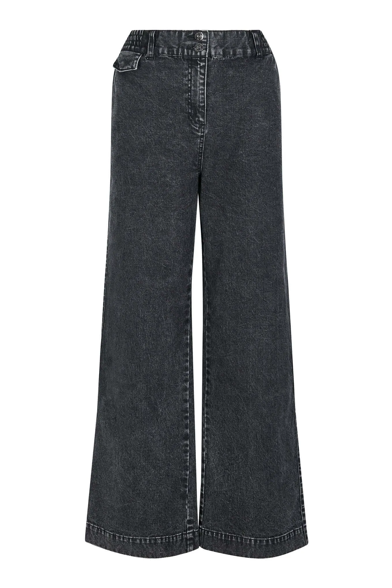 Tiger Organic Cotton Denim Trousers | Washed Grey