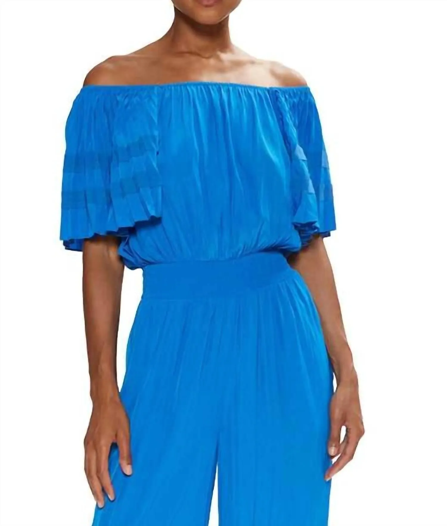 Tinsley Jumpsuit In Marrakech Blue