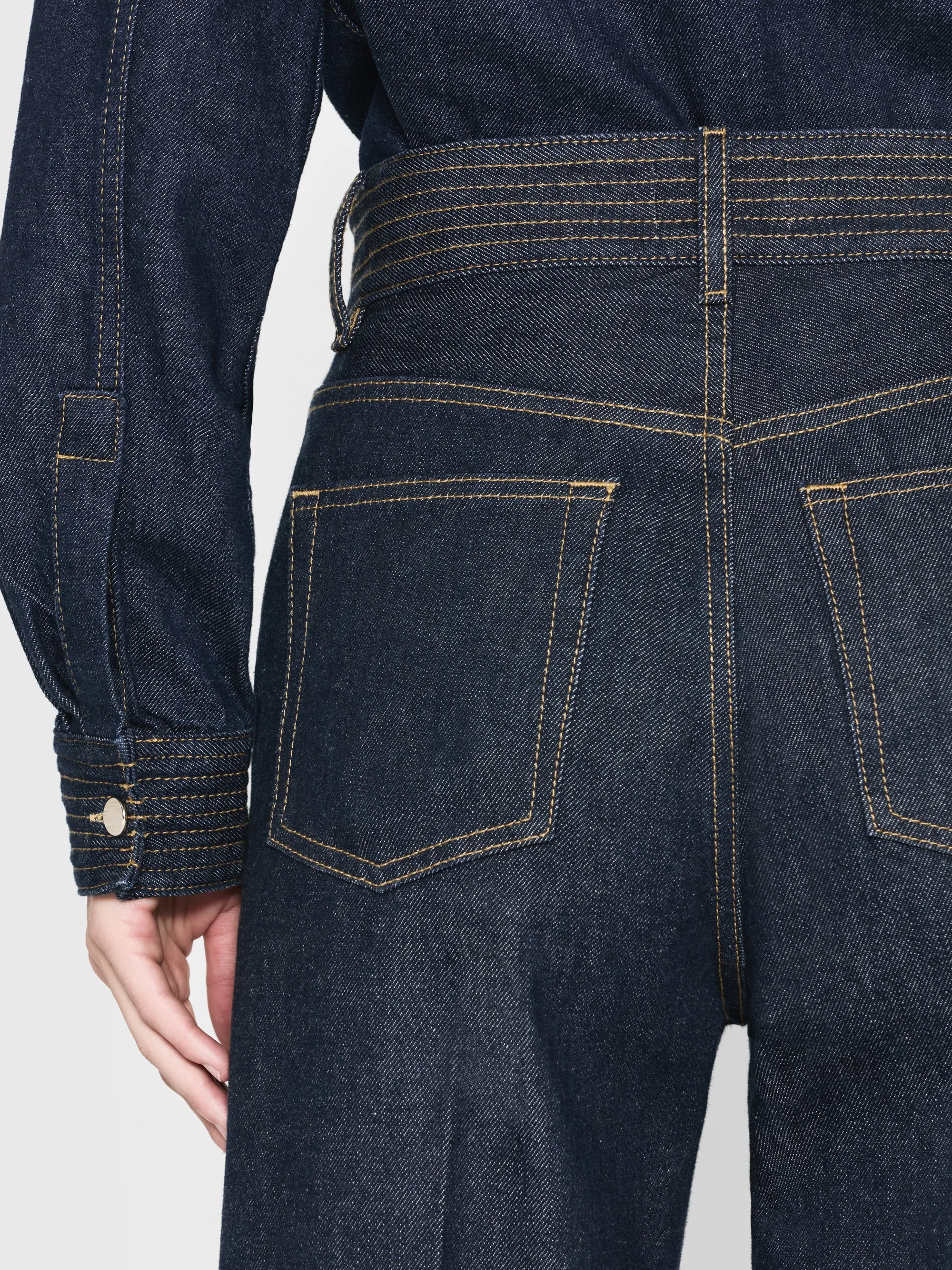 Trapunto Trouser -- Rinse