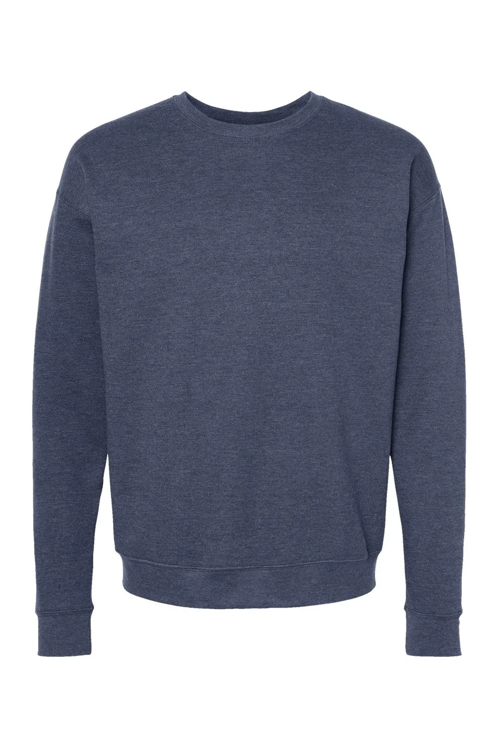 Tultex Mens Fleece Crewneck Sweatshirt - Heather Denim Blue