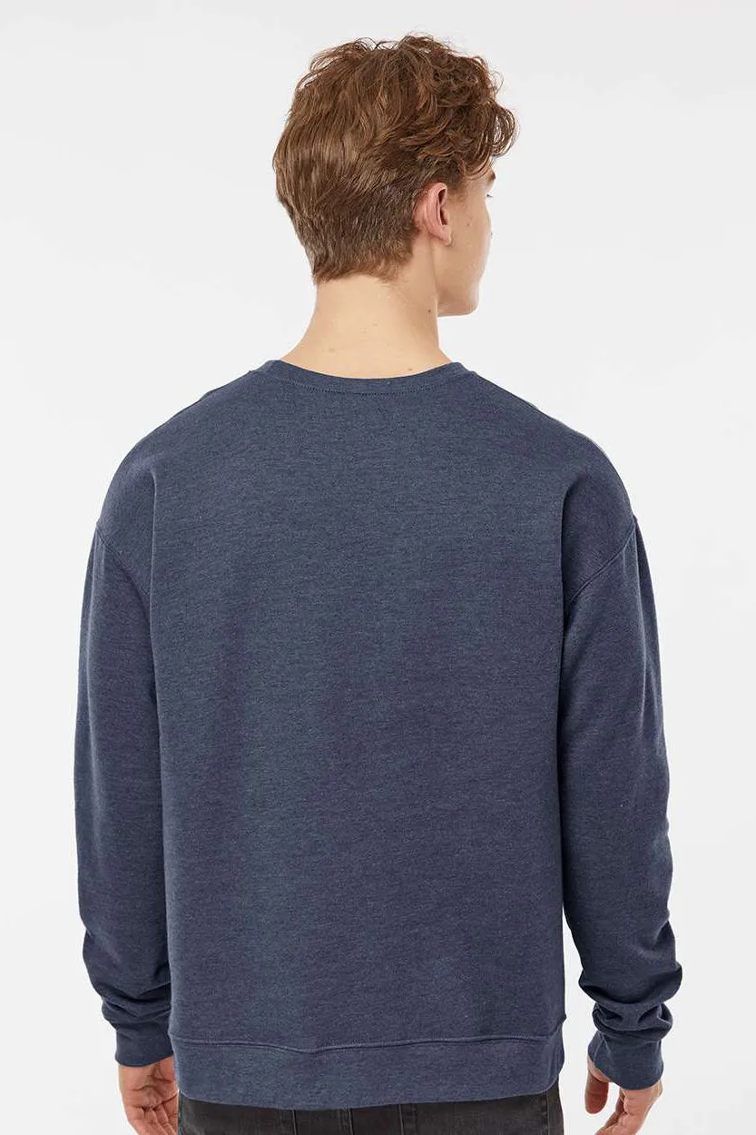 Tultex Mens Fleece Crewneck Sweatshirt - Heather Denim Blue