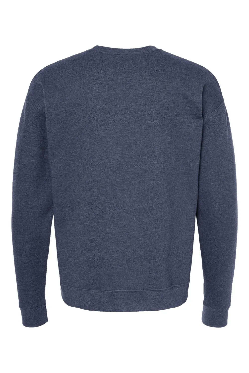 Tultex Mens Fleece Crewneck Sweatshirt - Heather Denim Blue