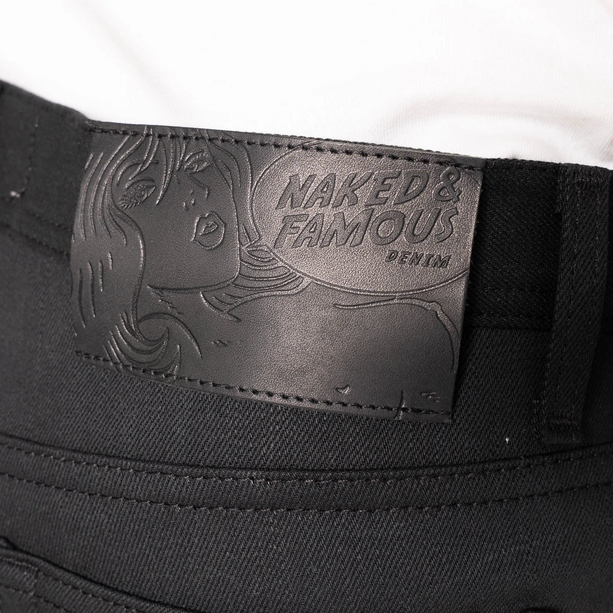 Weird Guy - Forever    Black    Selvedge