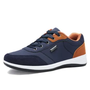 West Louis™ Lace-Up Microfiber Leather Sneakers
