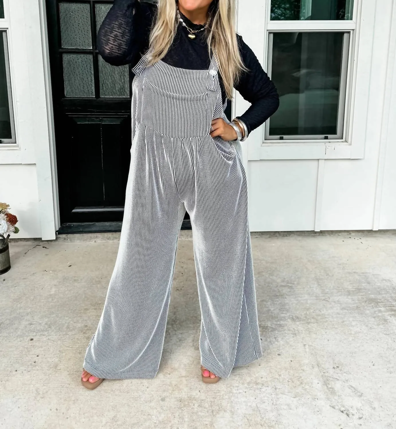 Winter Karli Boho Overalls In Black