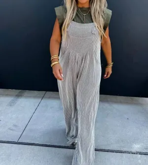 Winter Karli Boho Overalls In Olive