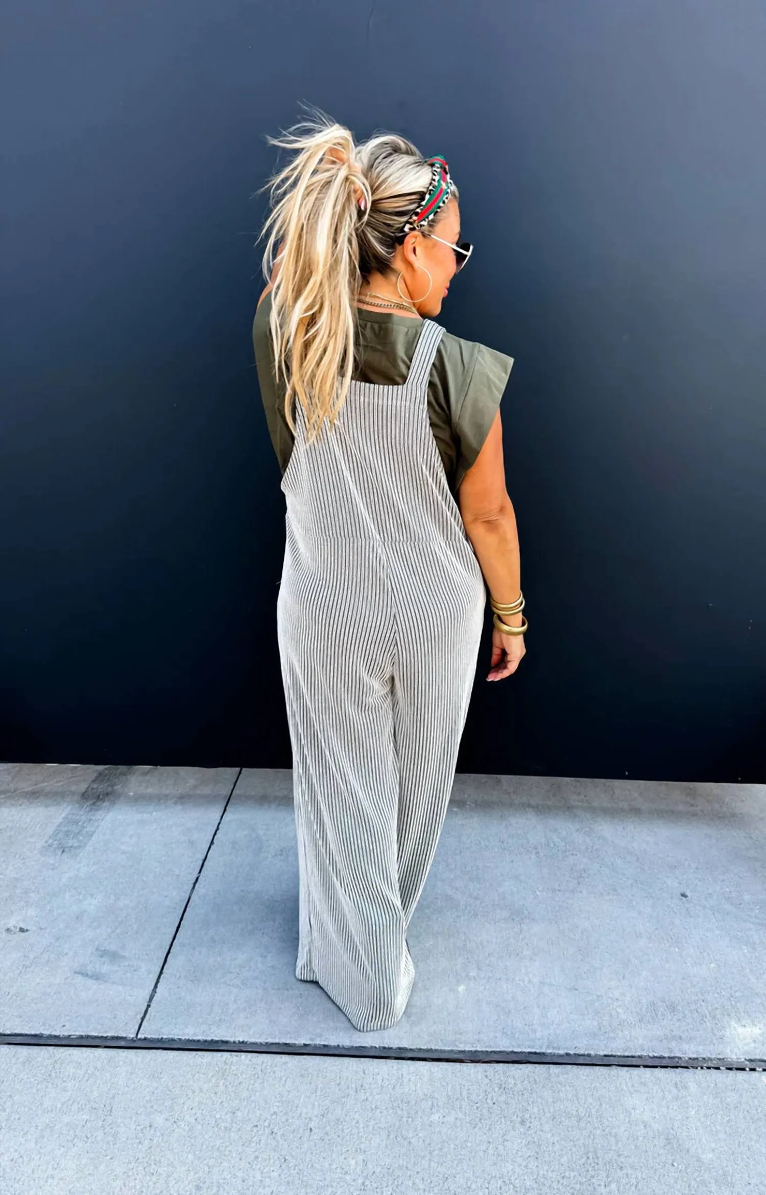 Winter Karli Boho Overalls In Olive