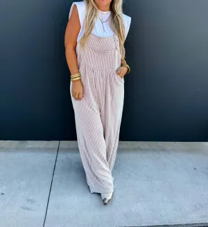 Winter Karli Boho Overalls In Tan