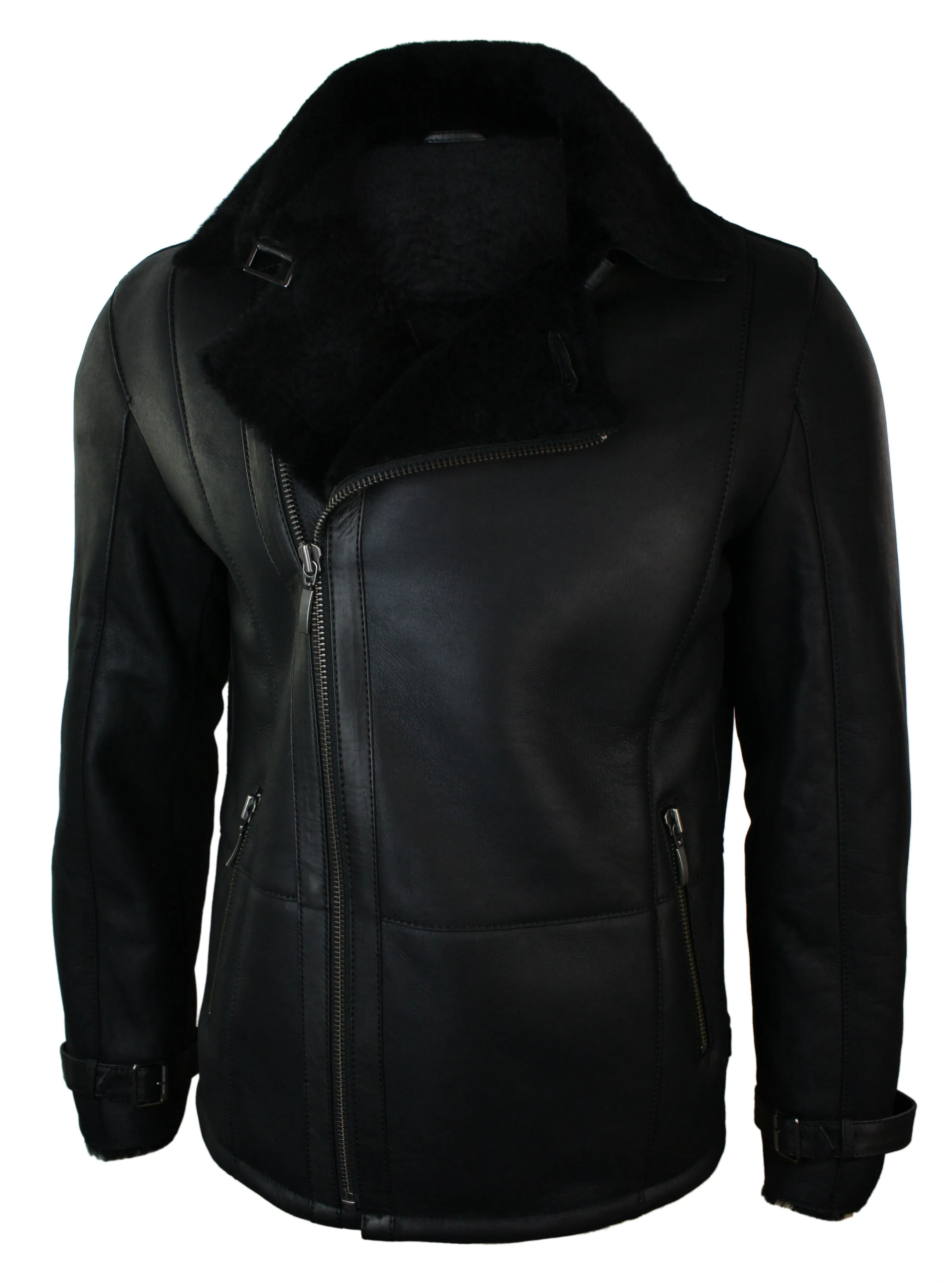Winter Sheepskin Mid Length Jacket